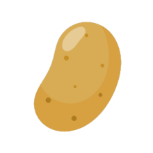 Illustration of a potato.